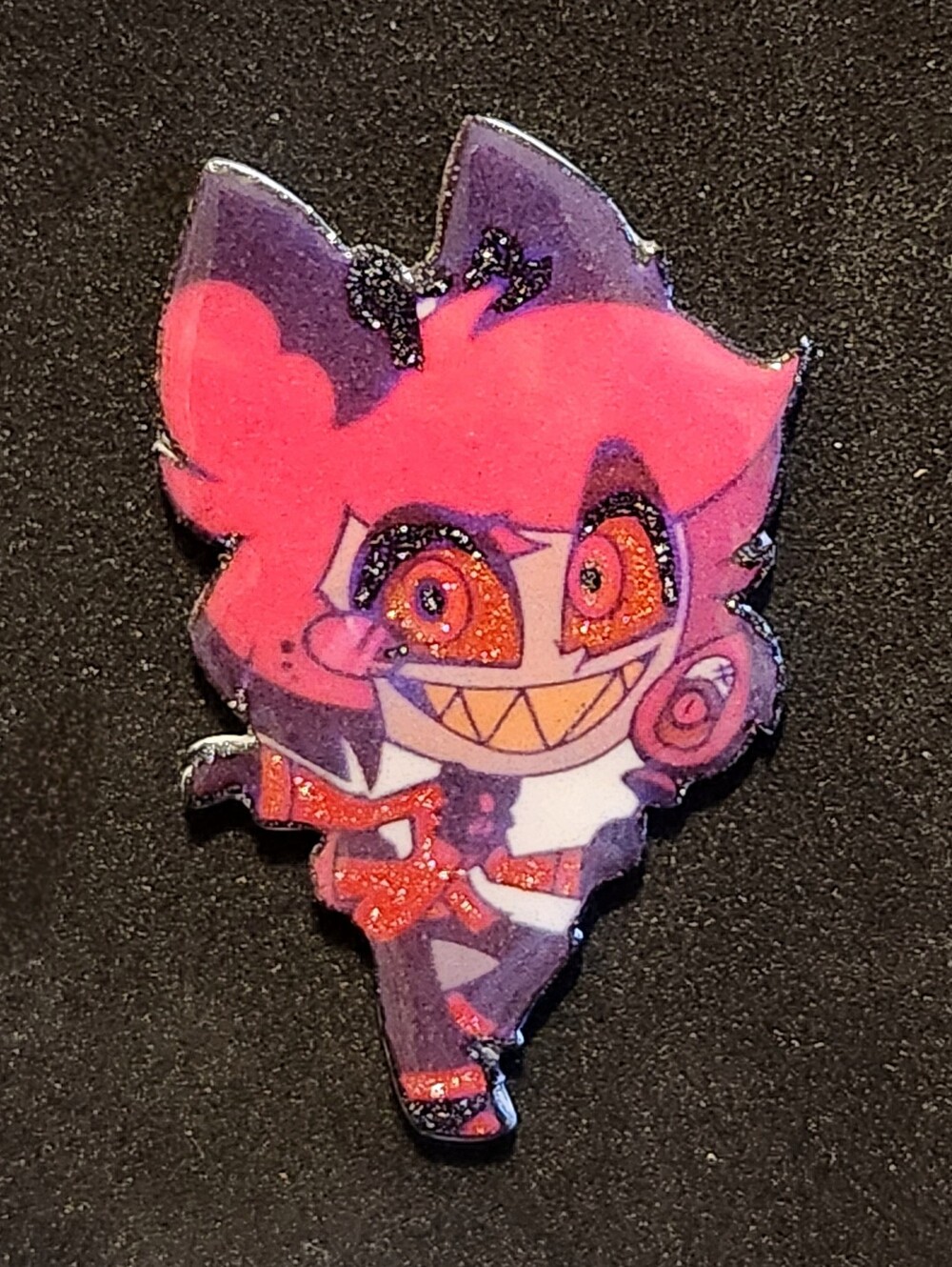 Alastor Glitter Pin - Hazbin Hotel